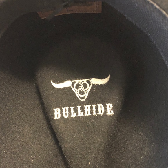 Bullhide Skynard Black Wool Felt Cowboy Hat Adult Unisex Large - Picture 7 of 10